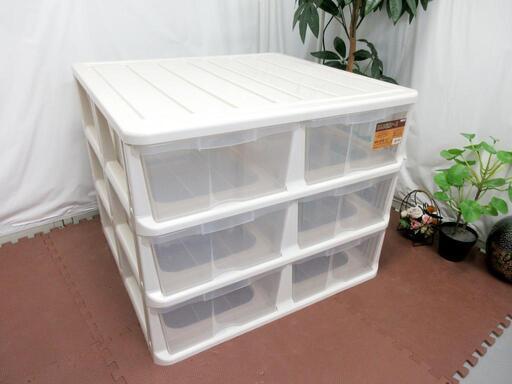 ☆T2431☆ 押入れ収納ケース WM-306 プラケース　tenma