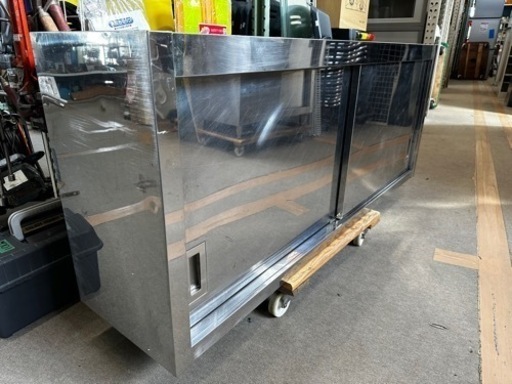 ステンレス　吊戸棚　保管庫　w150 d35 h60cm