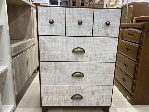 チェスト　中村敬木工　レガーロ　ﾌﾞﾗｳﾝ×ﾎﾜｲﾄ