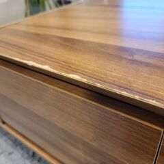 ドレッサーテーブル ディスプレイ収納付き 可動ミラー付き ローテーブル リビングテーブルの画像