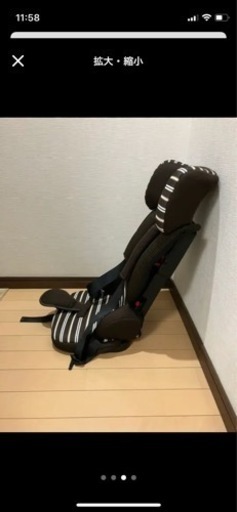 日本育児　美品チャイルドシート　9kg〜18kg対応（1歳〜４歳対象）