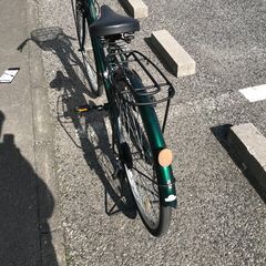 ★ジモティ割あり★  自転車 27インチ グリーン クリーニング済み KJ1492の画像