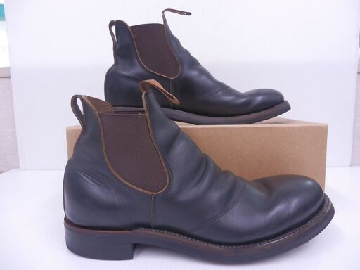 Double RL ダブルアールエル CONGRESS BOOTS レザー ブラック カウボーイブーツ USA製 US-10.5 28.5cm