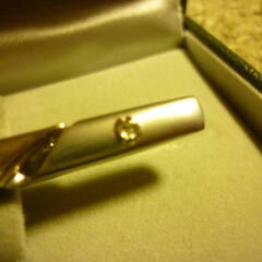 (オークション入札が入りましたので質問を終了させて頂きます）ミラショーンネクタイピン美品の画像