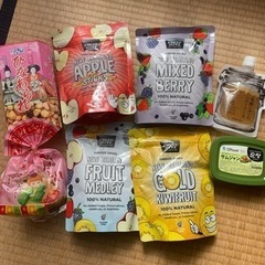 ひなあられ、ドライフルーツ、サムジャンなど8点おまとめ
