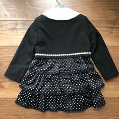 【美品】フォーマルワンピース 110cm＆くつ 16cm＆靴下の画像