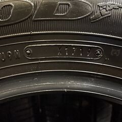GOODYEAR DuraGrip 195/65R15 15インチ 夏タイヤ 4本 2019年製 バリ溝 プリウス カローラ プレマシー プレミオ等　(MTG273)クレジットカード QRコード決済可能の画像
