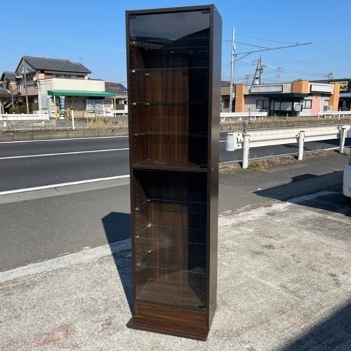 高さ調節可能   ガラスショーケース