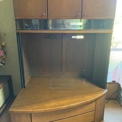 テレビ台収納付き