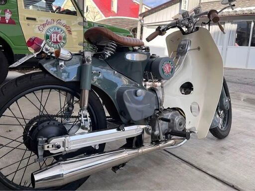 ホンダ★スーパーカブ50　行灯カブ　昭和レトロバイク　世田谷ベース　原付　ノスタルジック　レア　あんどん　アンドン