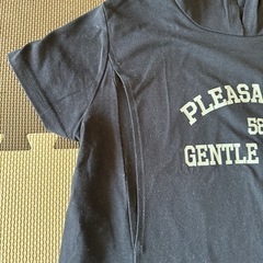 【美品】授乳ワンピース　Lサイズの画像