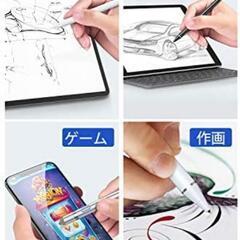 【全国対応】デジタルペイントに！ 充電式 タッチペン スマートフォン タブレット 対応 シルバー スマホでイラストの画像