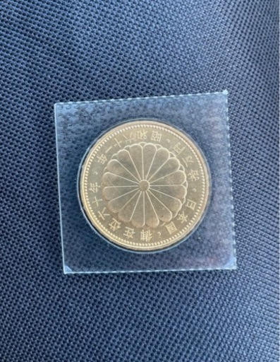 天皇陛下御在位60年記念10万円金貨  拾万硬貨