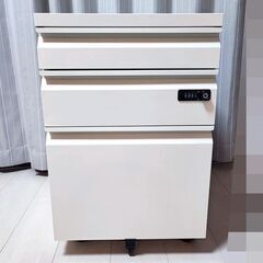 デスクワゴン デスクキャビネット キャビネット サイドテーブルの画像