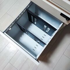 デスクワゴン デスクキャビネット キャビネット サイドテーブルの画像