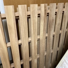 シングルベッド、枠、フレーム、板、マットレスの画像