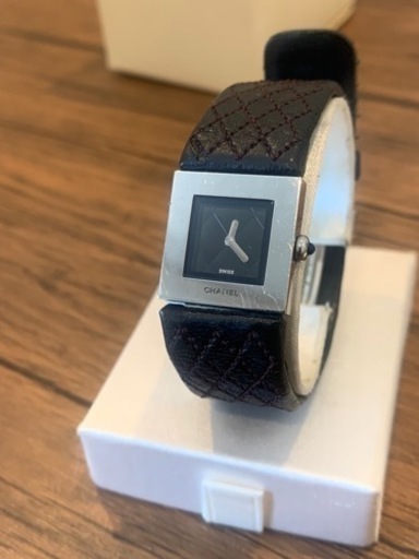 CHANEL　シャネル　レディース　腕時計　マトラッセ　稼動品　スクエア型