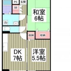 【 初期費用8万円パック 】「小俣」駅　徒歩43分　[ 2DK ...