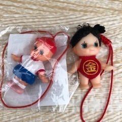 新品　キューピー　ストラップ　４個の画像
