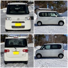 【車検R5年11月】H20/タント/4WD/14万キロ/片側スライドドア/パールホワイトの画像