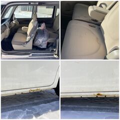 【車検R5年11月】H20/タント/4WD/14万キロ/片側スライドドア/パールホワイトの画像