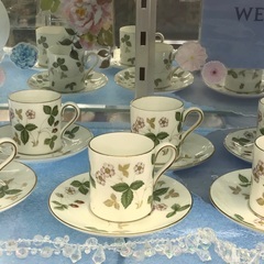WEDGWOOD ウェッジウッド　ワイルドストロベリー　デミタス...