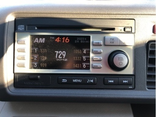 JC1 ライフ　純正バックカメラセット　モニター付き純正デッキあり