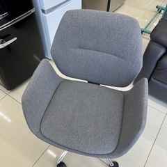 HJ280【中古】オフィスチェア ワークチェア 回転椅子 グレー