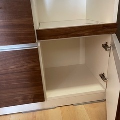 2段式　食器棚・キッチン棚　の画像