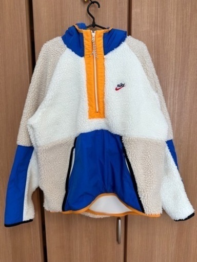 【完売品】希少XL ナイキ ゆめまる着用 ハーフジップボア フリース パーカー