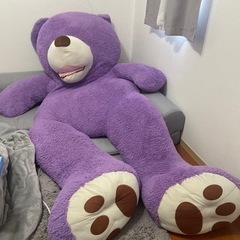 特大くまのぬいぐるみ