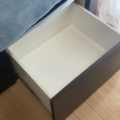 ニトリ　収納・コンセント付きシングルベッドの画像