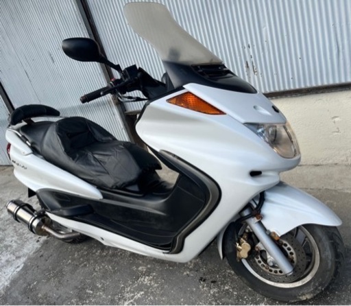 売れました！ 動画有り YAMAHA マジェスティ 250 5連メーター ホワイト