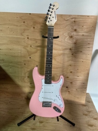 ○ エレキギター、ピンク、play tech
