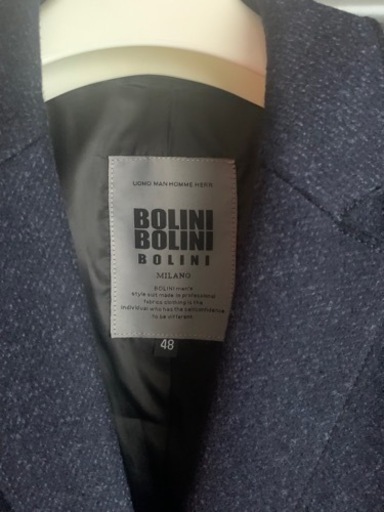 BOLINI BOLINI ボリーニ　チェスターコート　紺　L 新品同様