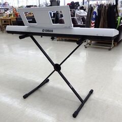 北海道 千歳市/恵庭市 状態良好!!動作品 YAMAHA/ヤマハ 電子キーボード piaggero NP-32WH 2018年製 ホワイト 76鍵盤 スタンド付 ピアジェーロ 電子ピアノの画像