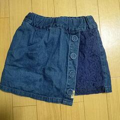 110.120 子ども デニムセットの画像