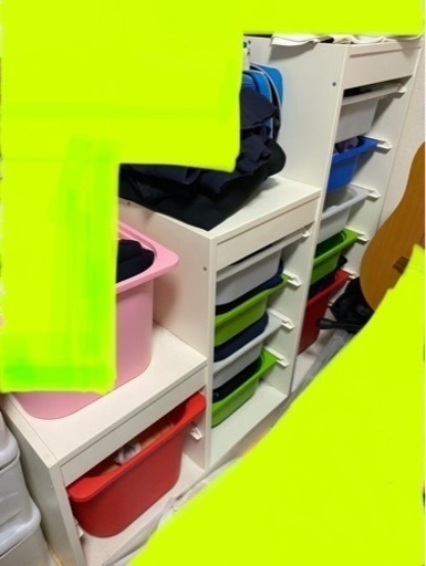 商談中！IKEA 子供部屋収納 白 引き出しセット【取りに来ていただき、運び出しまでお願いします】
