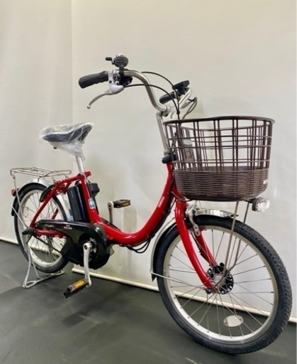 関東全域送料無料 保証付き 電動自転車　ヤマハ　パスシオン　20インチ　8.7ah 低床モデル　赤色