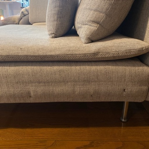 (sold) イケア/IKEA SODERHAMN ソーデルハムン 寝椅子、ヴィーアルプ ベージュ/ブラウン