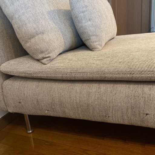 (sold) イケア/IKEA SODERHAMN ソーデルハムン 寝椅子、ヴィーアルプ ベージュ/ブラウン