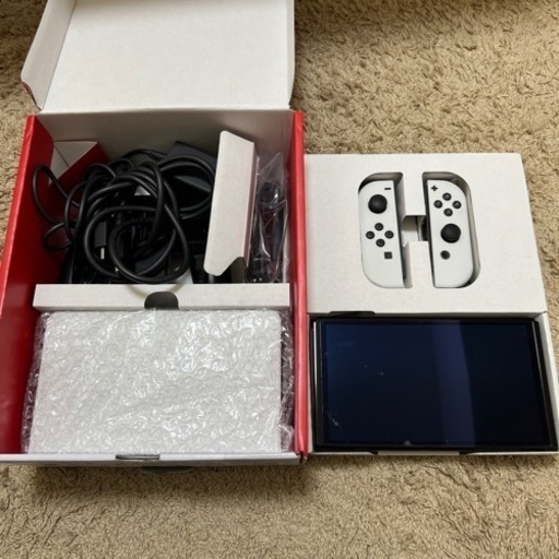 任天堂Switch 有機EL ほぼ新品 モンハンサンブレイク、スプラトゥーン3付き プロコン付き