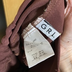 GRL センタープリーツパンツ 試着のみの画像