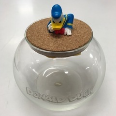 2302-588 ガラスキャニスター ドナルドダッグ