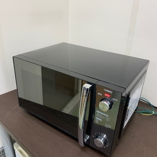 ☆状態良好☆ 2018年製 電子レンジ フラット庫内 ミラーガラス DR-D278 TWINBIRD 菊HG