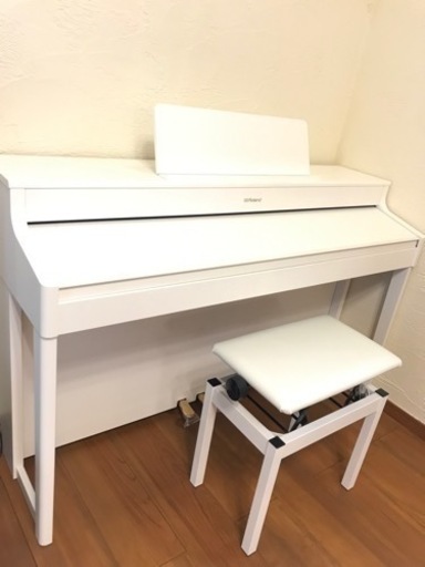 電子ピアノ 白 Roland