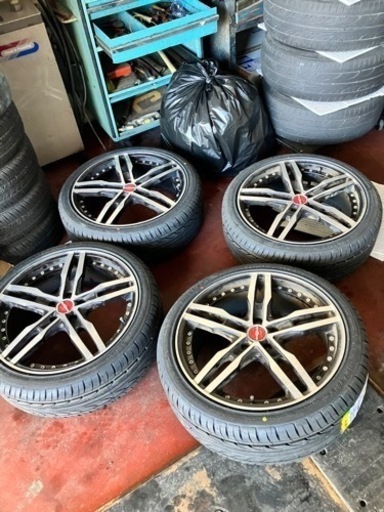 シャレン　19インチ　7.5J＋55 225/40r19 新品タイヤ付　4本