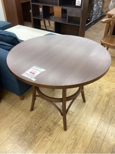 KB-61【新入荷　リサイクル品】チェコスロバキア製　ベントウッド　ラウンドテーブル　ブラウン