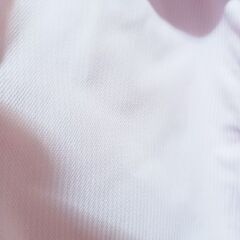 【処分】☆レディース☆事務服フリルブラウス(半袖・ピンクストライプ)☆の画像