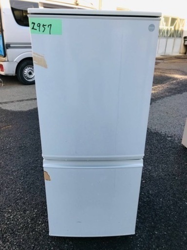 2957番 シャープ✨冷凍冷蔵庫✨SJ-K14X-FG‼️